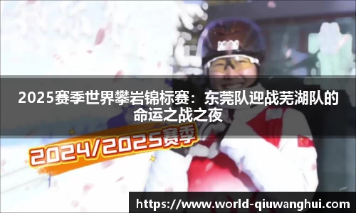 2025赛季世界攀岩锦标赛:东莞队迎战芜湖队的命运之战之夜