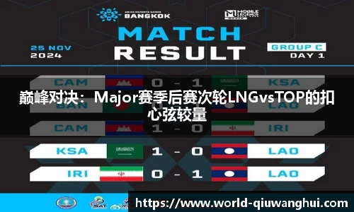 巅峰对决：Major赛季后赛次轮LNGvsTOP的扣心弦较量